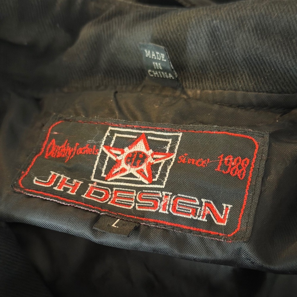 Vintage JH Design M&M's NASCAR Racing Jacket Size Large Jeff Hamilton Style - Picture 3 of 3